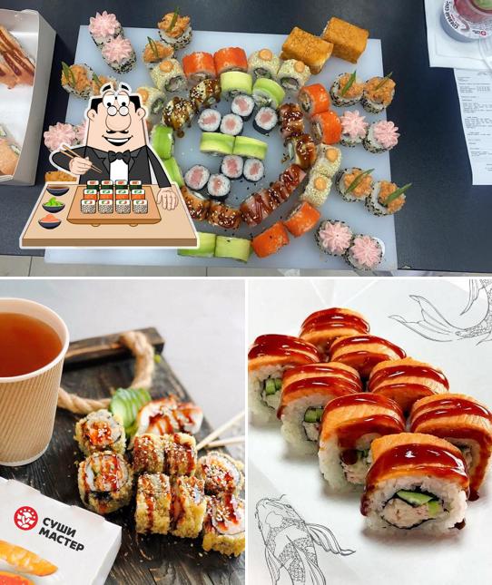 Les sushi sont offerts par Sushi Master