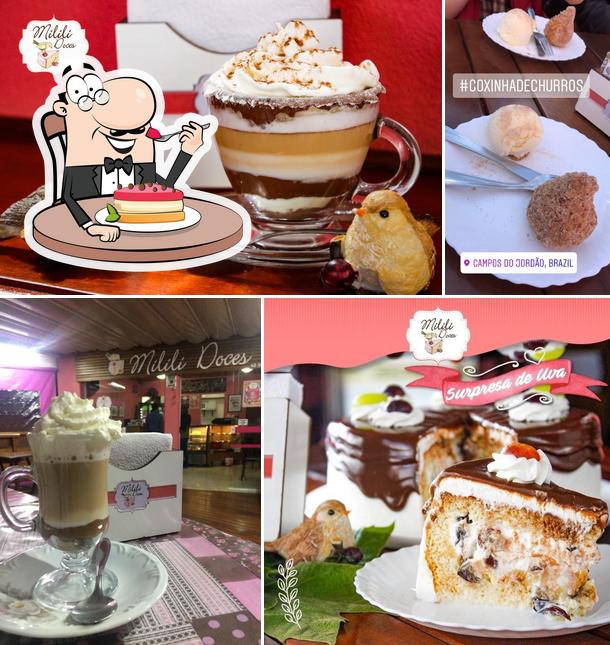 Milili Doces Cafe e Confeitaria serve uma variedade de sobremesas