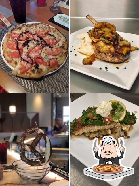 Try out pizza at Village Walk Bar & Grill
