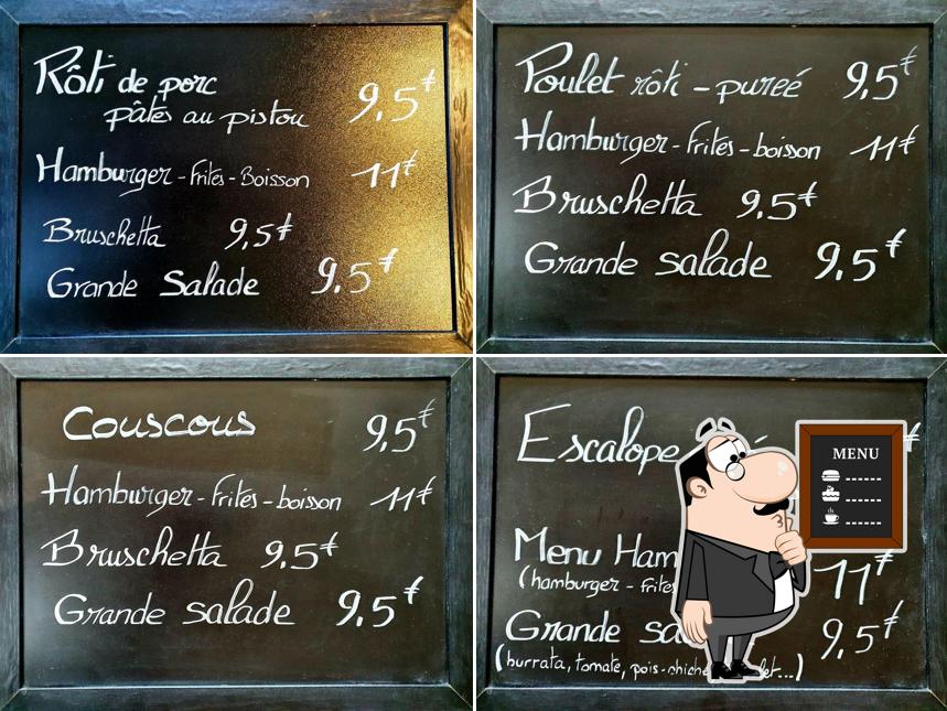 Le menu du tableau présente les options disponibles)