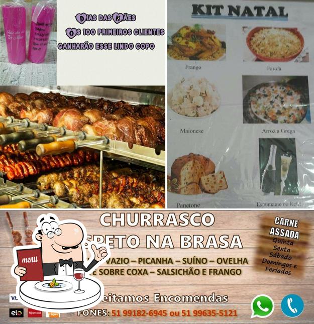 Comida em Churrasco Espeto Na Brasa Canoas