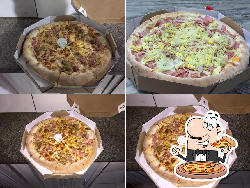 Experimente pizza no Restaurante e pizzaria nova estância