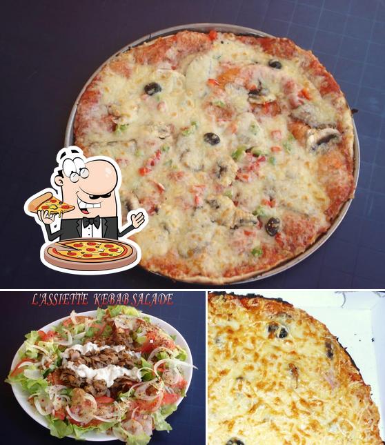 Choisissez des pizzas à La Mie des Chalets