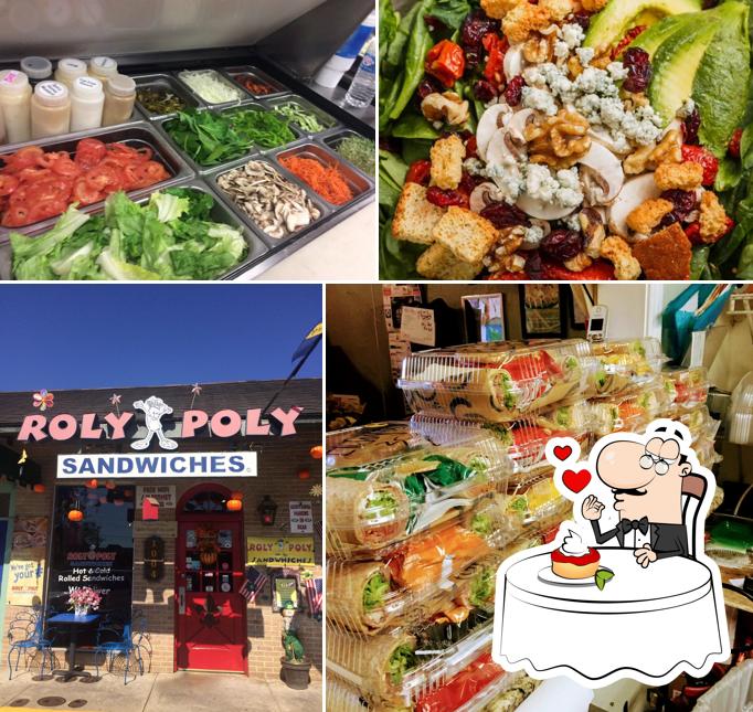 Roly Poly Sandwiches offers a range of sweet dishes