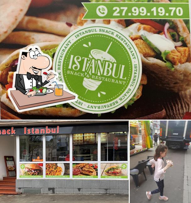 Voici l’image affichant la nourriture et intérieur sur Snack Istanbul