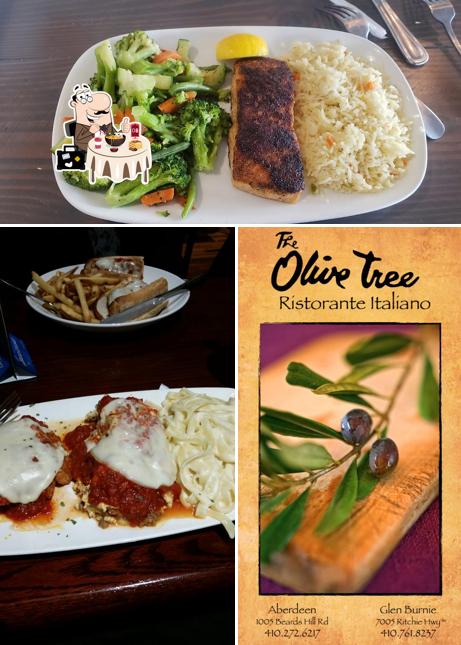Food at The Olive Tree