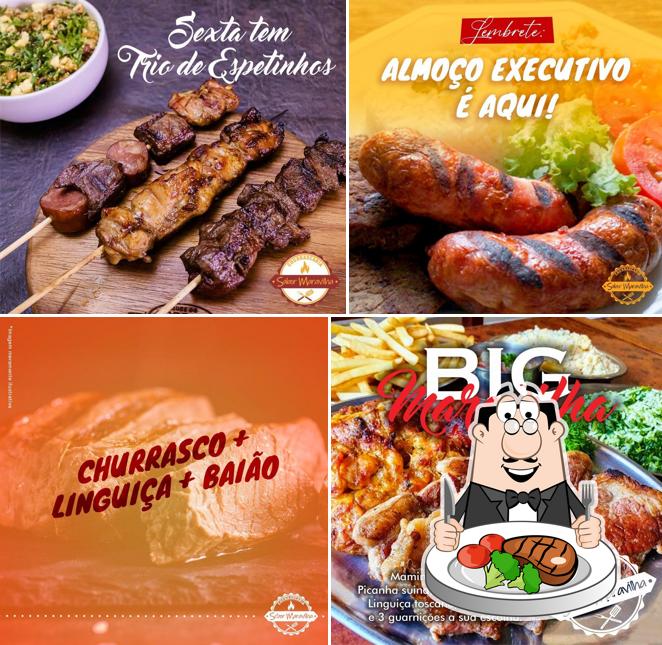 Prove pratos de carne no Babaçu Espetinhos