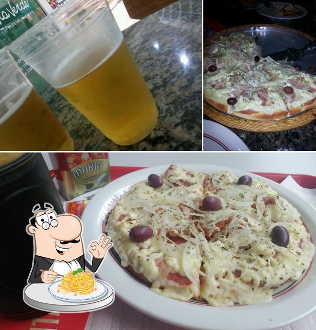 Espaguete carbonara em Chopão