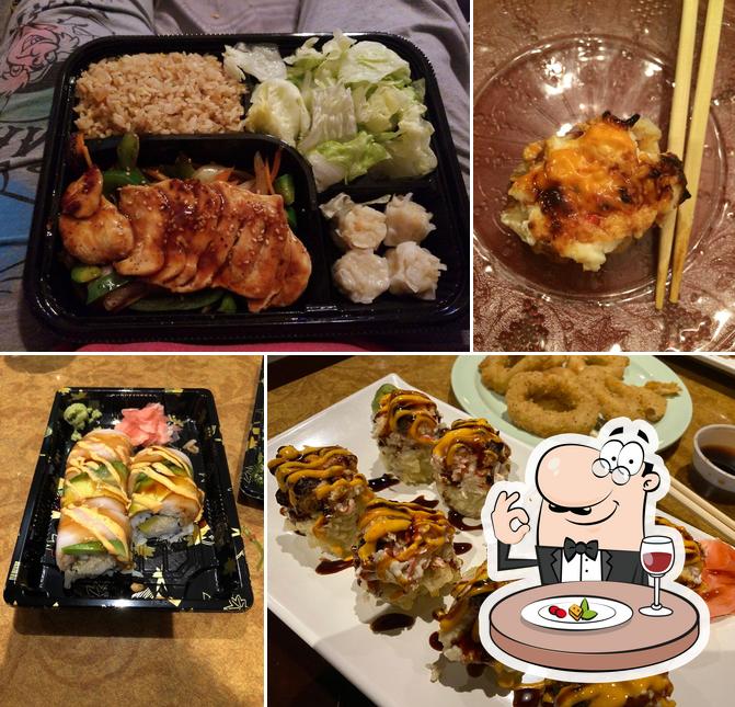 Food at Sen Sushi and Hibachi Grill