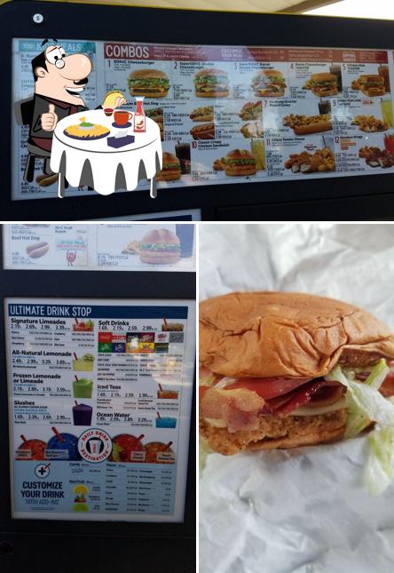 Order a burger at Sonic Drive-In