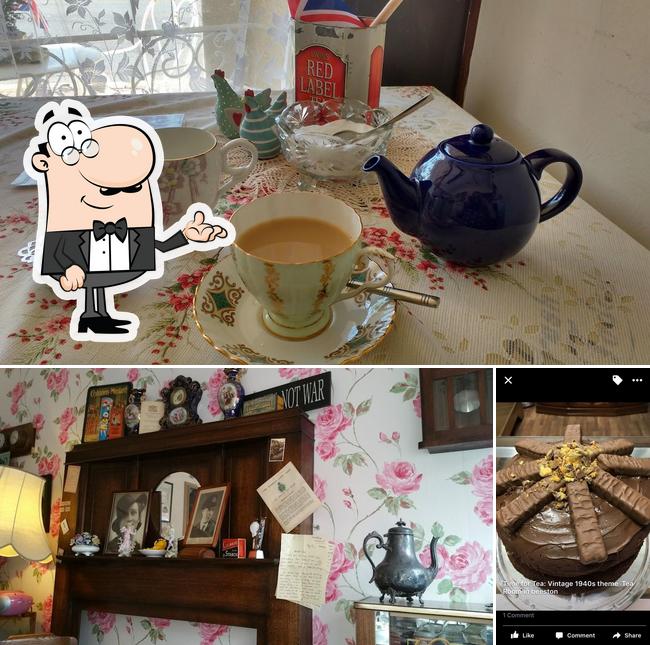 Las fotografías de interior y postre en Time For Tea 1940s Vintage Tearoom