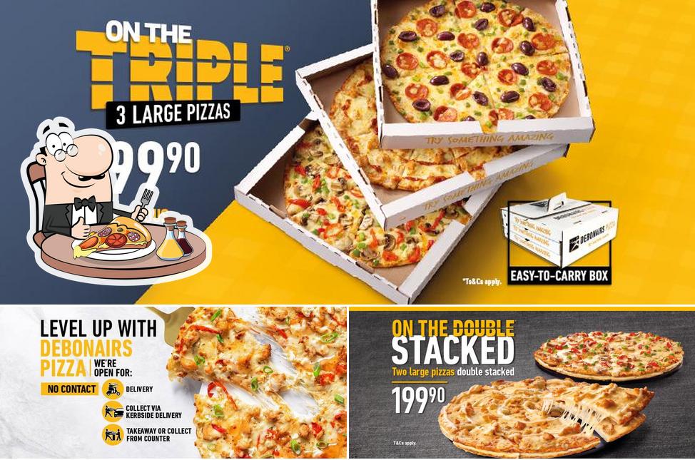 Order pizza at Debonairs Pizza