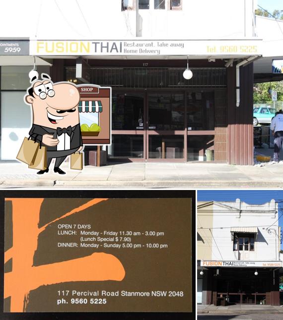 The exterior of Fusion Thai Restaurant & Takeaway
