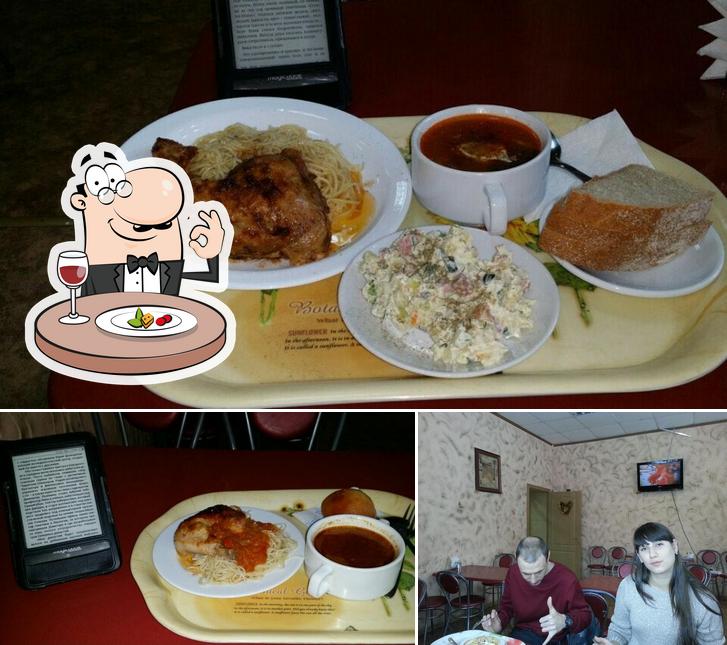 The image of Klubnichka, Stolovaya-Kulinariya’s food and interior
