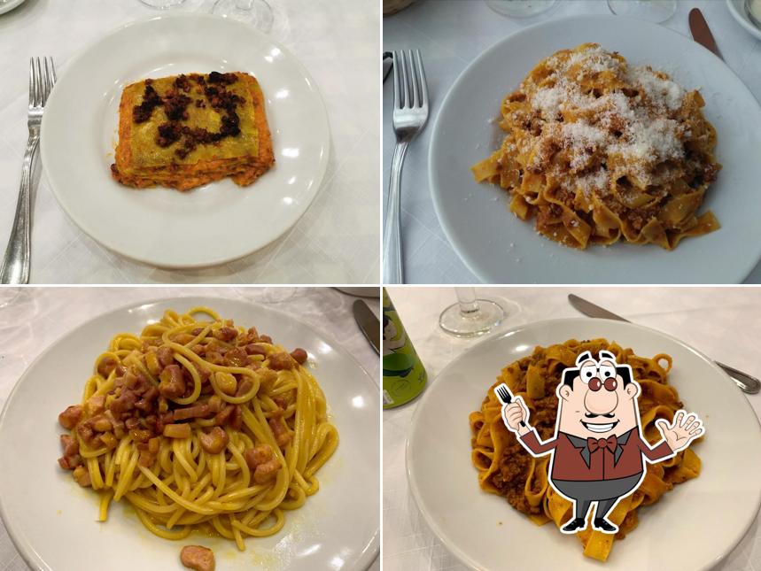 Cibo al Trattoria Bolognese