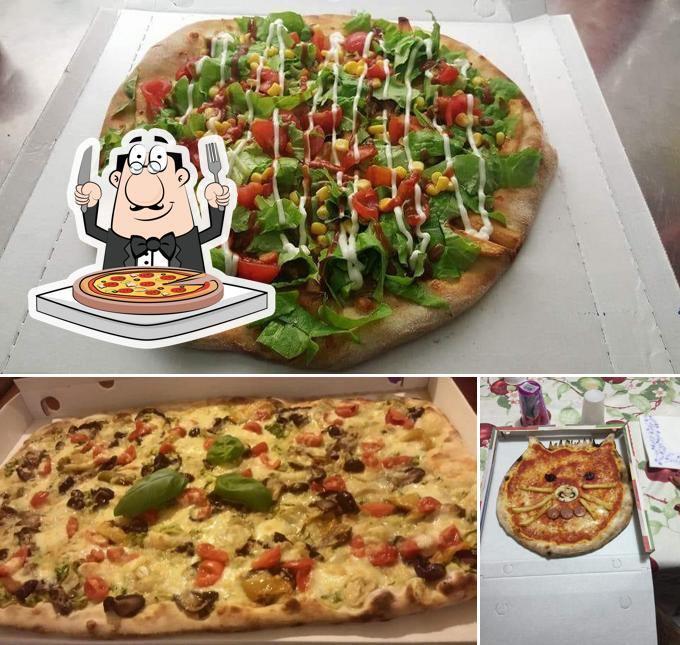 Scegli una pizza a Pizzeria Cajeta