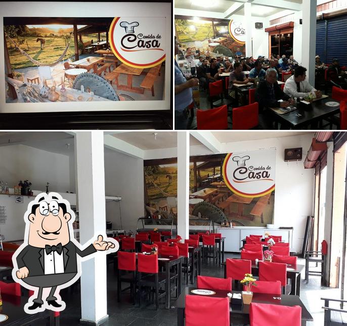 O interior do Restaurante Comida De Casa Em Esmeraldas mg
