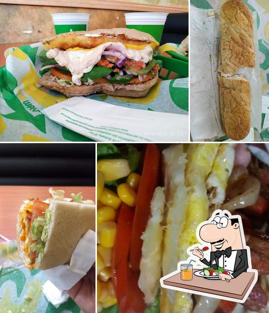 Comida em Subway