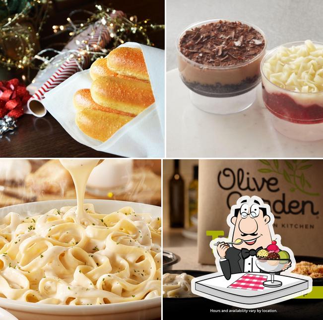 Olive Garden Italian Restaurant provides a selection of sweet dishes