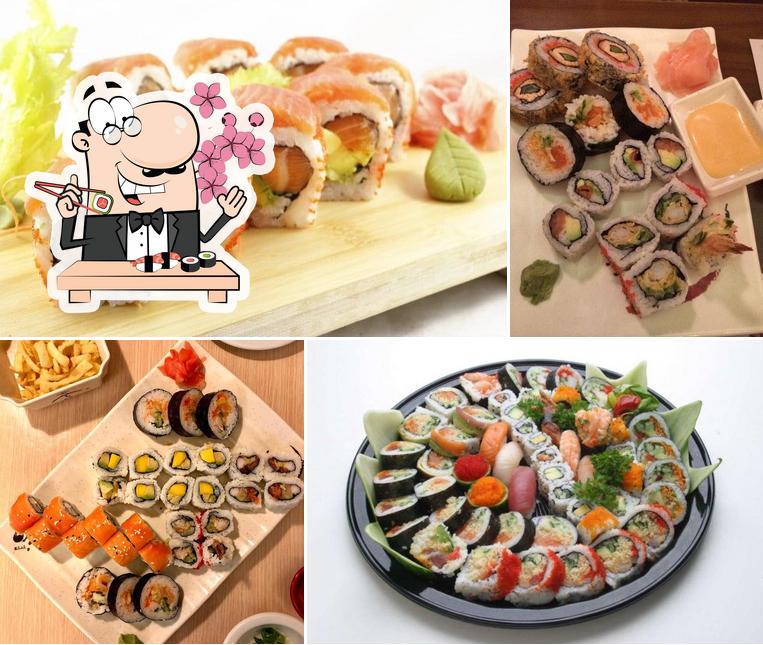 Prenez différentes options de sushi