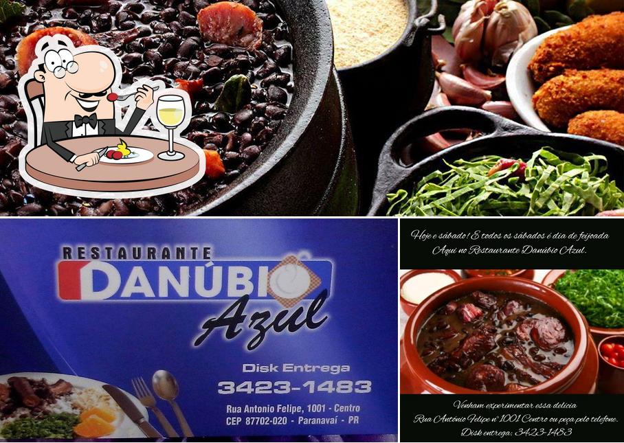 Comida em Restaurante Danúbio Azul Pvaí