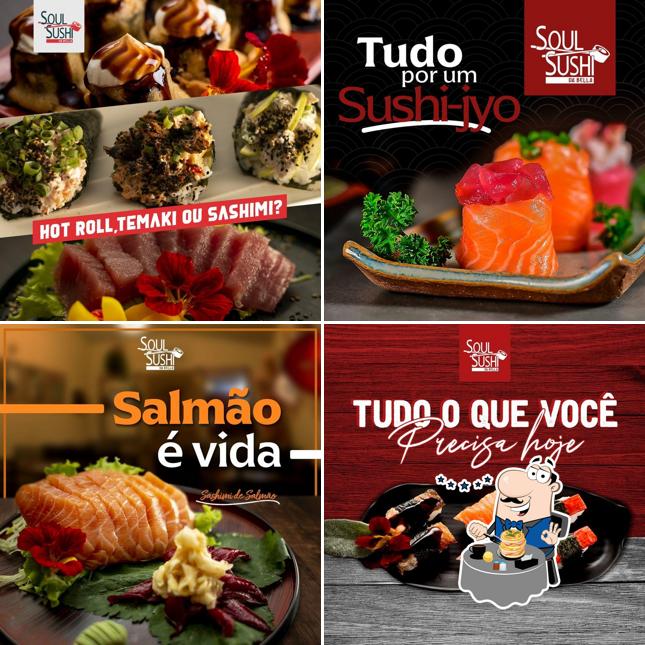 Comida em Soul Sushi da Bella