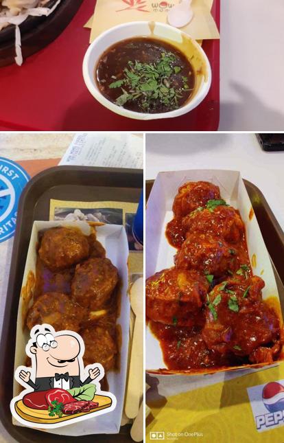 Get meat dishes at Wow! Momo