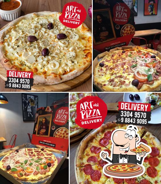 No Art & Pizza Delivery, você pode desfrutar de pizza