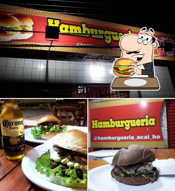 Os hambúrgueres do Hambúrgueria Burguer-Ho irão satisfazer uma variedade de gostos