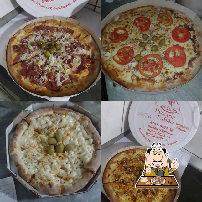 Peça pizza no Pizzaria Fabão