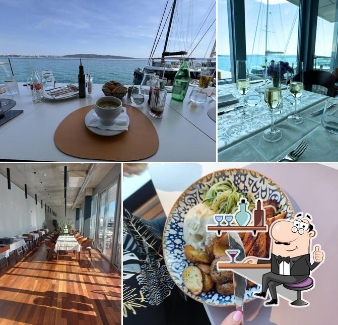 L'intérieur de Restoran Spinnaker Marina Kaštela