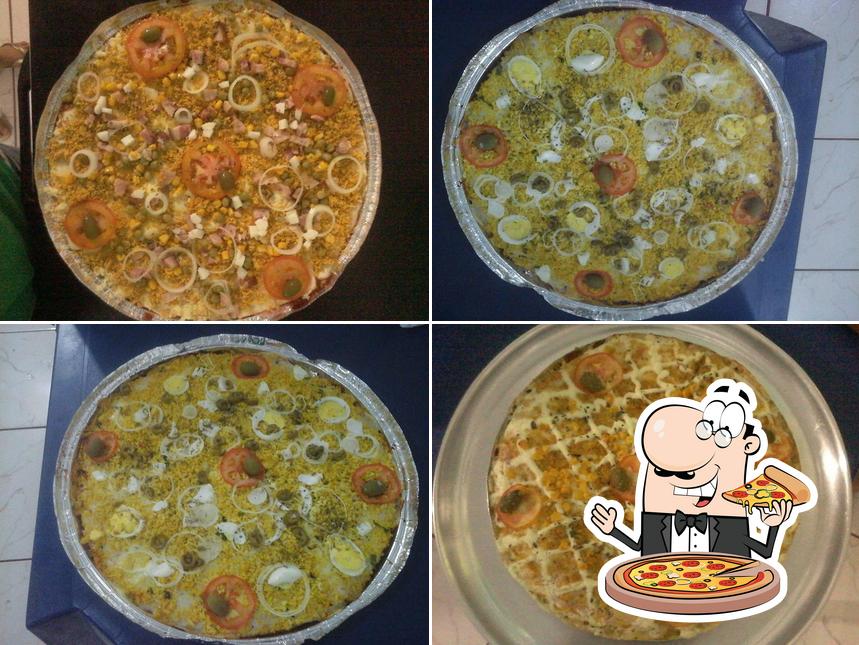 Experimente pizza no Lanchonete e Pizzaria Beira Rio