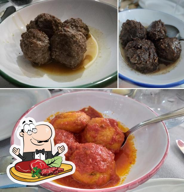 Prenez des repas à base de viande à Cantina del Tripio