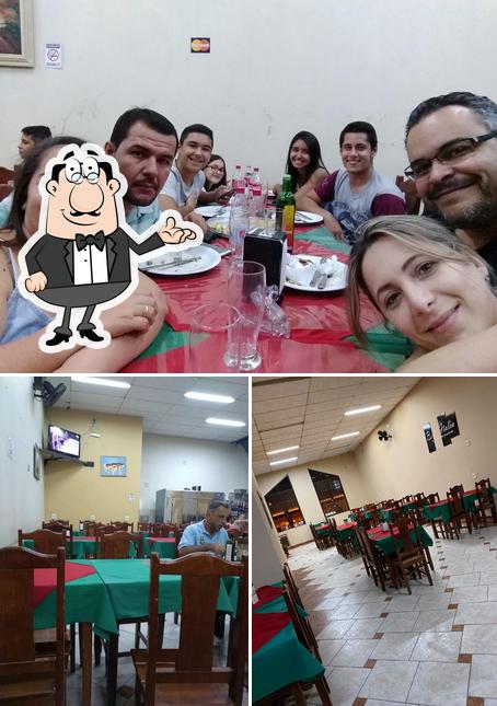 O interior do Pizzaria La Bella Itália