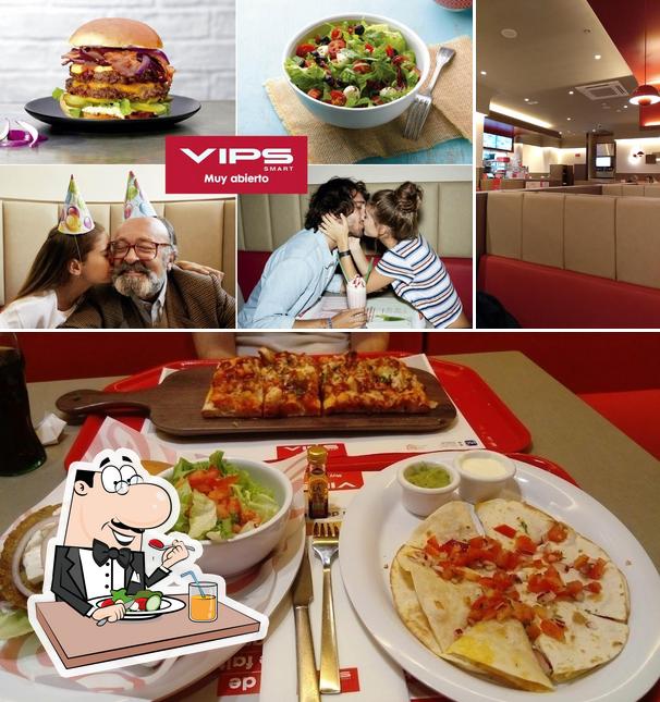 Estas son las imágenes que muestran comida y interior en Restaurante VIPS Smart