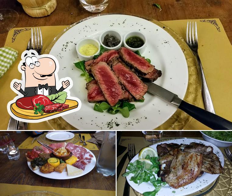 Essayez des repas à base de viande à La Locanda di Giulia