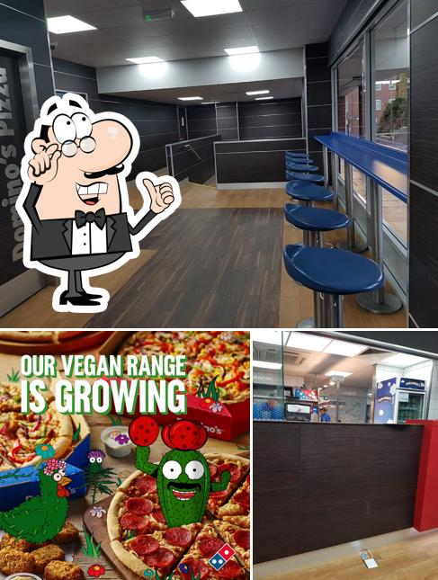 Domino's Pizza - Romsey is distinguished by interior and food