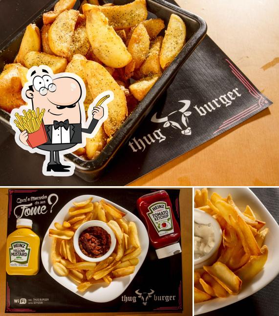 Experimente cbatatas fritas francesas no Thug Burger