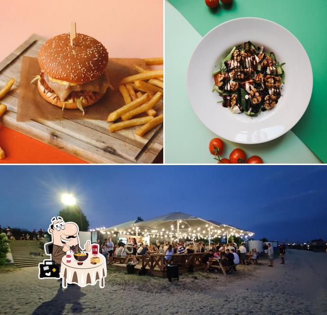 Estas son las fotografías que hay de comida y interior en Hedgehog in the Fog Jelgava Beach