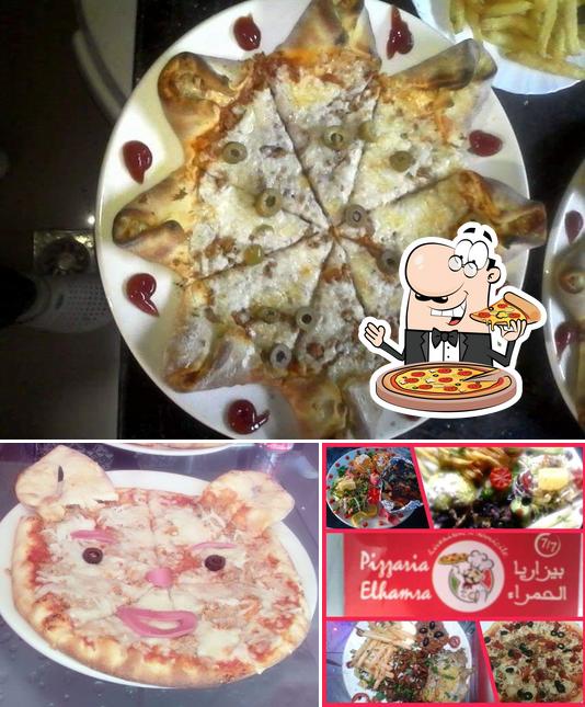 Prenez différents genres de pizzas