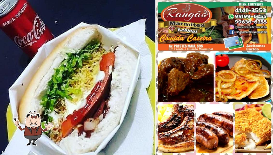 Platos en Rangao Comida, Lanches e Porções