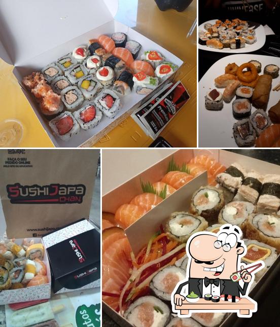 Experimente diversas opções de sushi