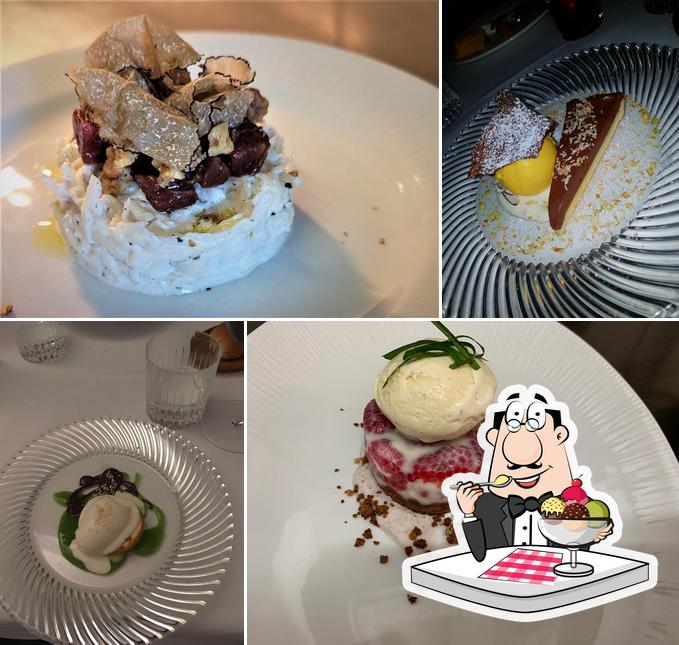 le Plaisant serves a number of sweet dishes