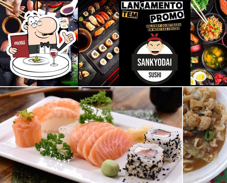 Comida em Restaurante Japonês - SANKYODAI SUSHI