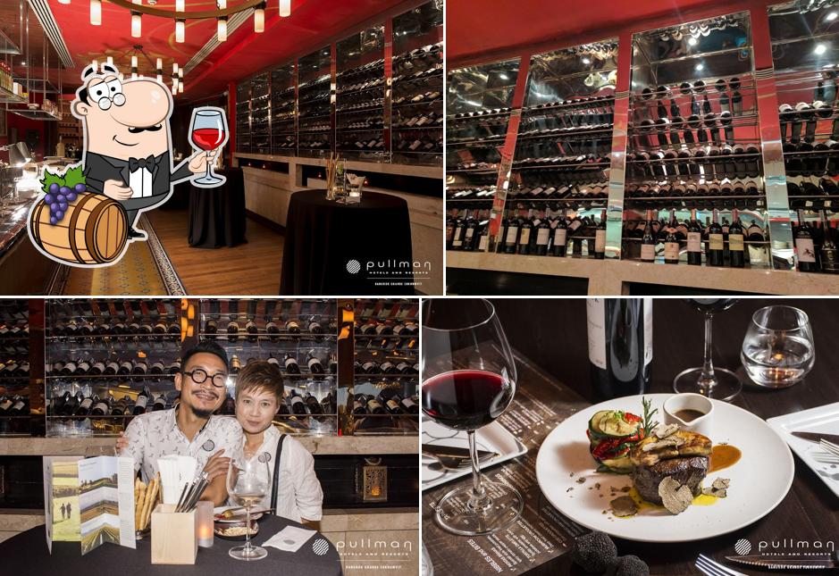 Enjoy a glass of wine at Tapas Vino