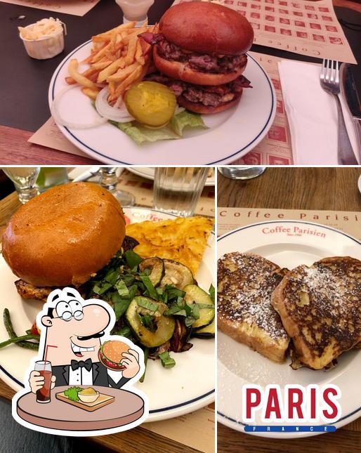 Попробуйте гамбургеры в "Coffee Parisien"