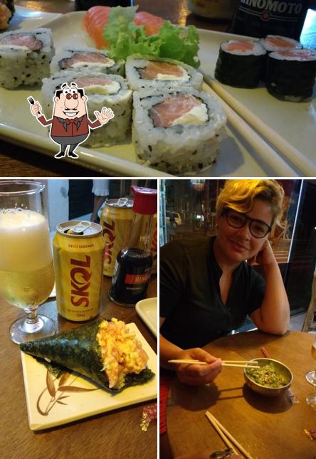 Comida em Dento Sushi Canasvieiras