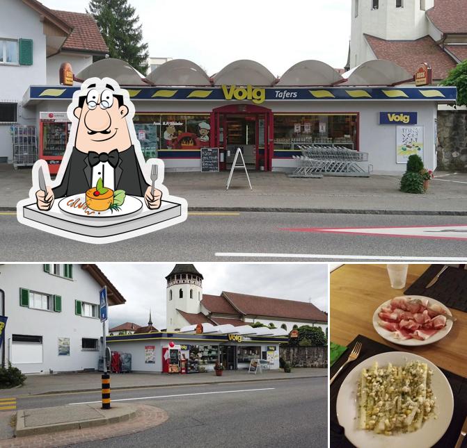 La foto di cibo e esterno da Schieler Bäckerei AG Volg Tafers