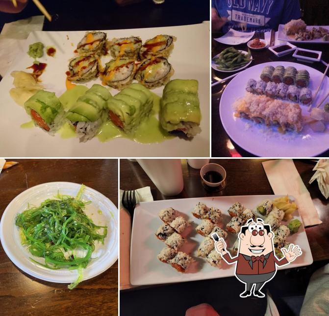 Food at Sushi House