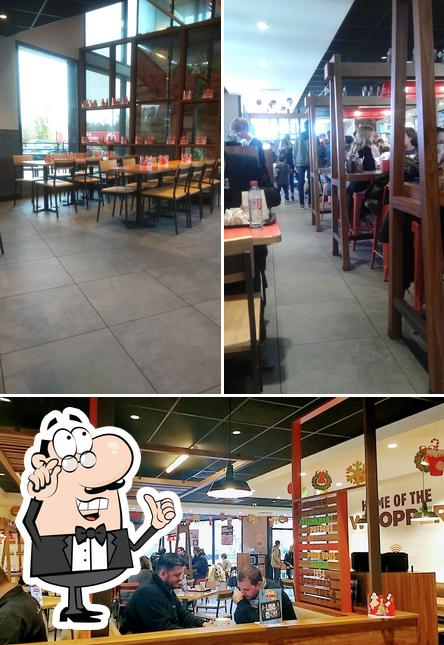 L'intérieur de Burger King